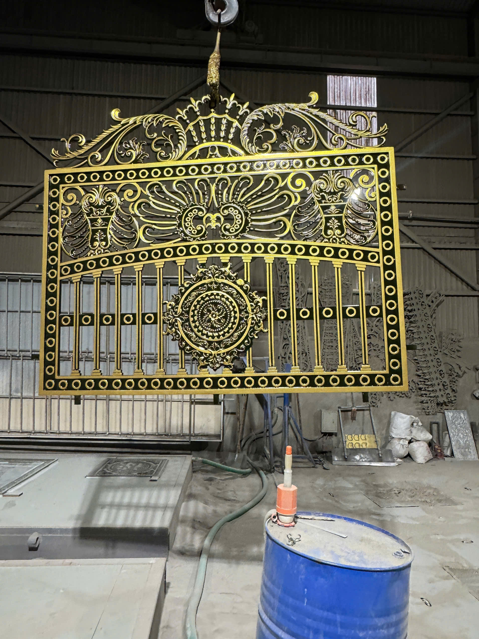 Hàng rào nhôm đúc H028