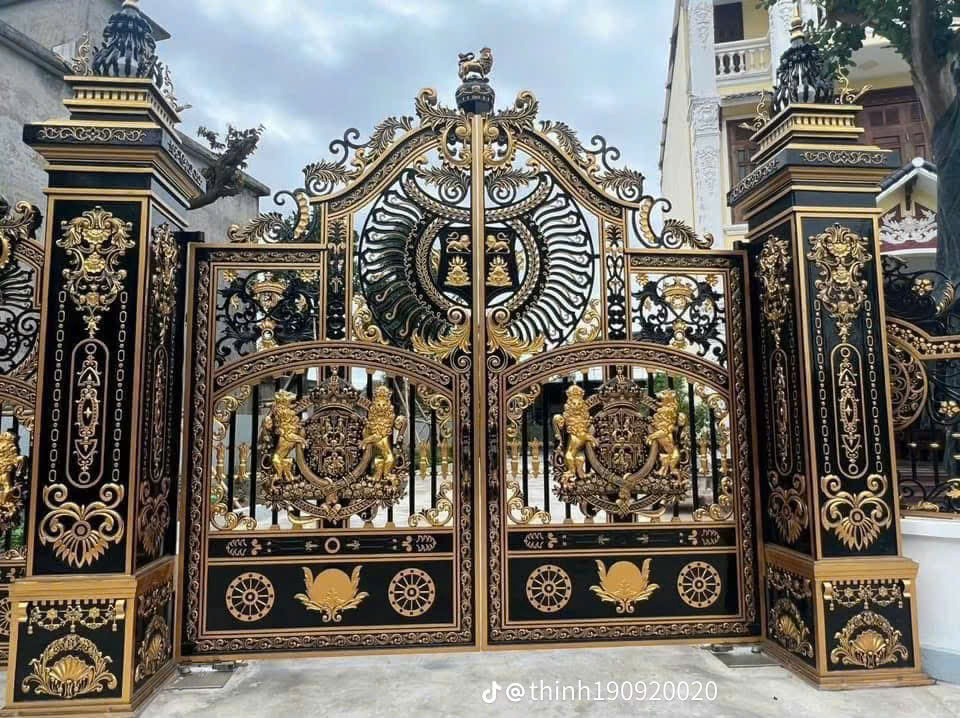 Cổng nhôm đúc C0235