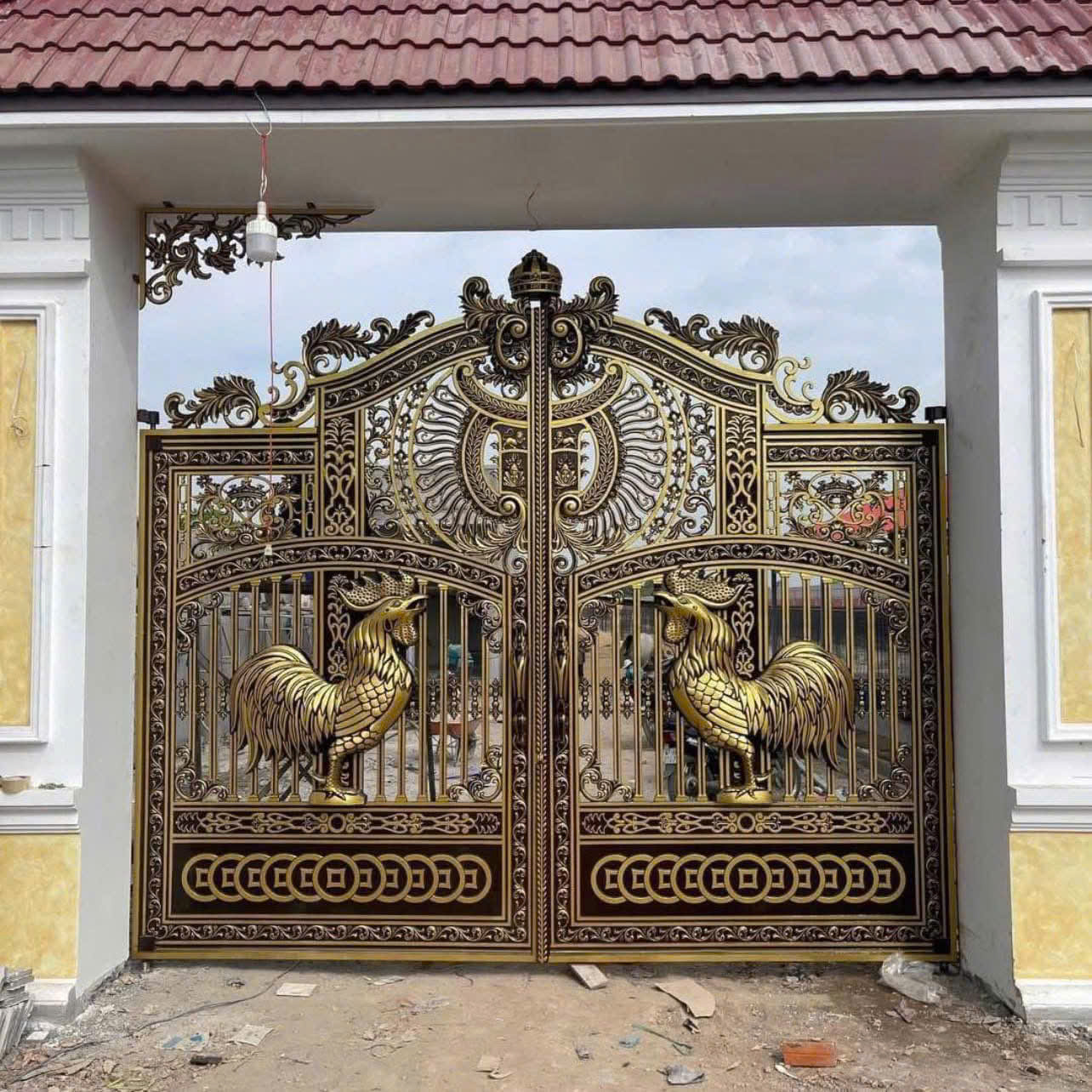 Cổng nhôm đúc C024