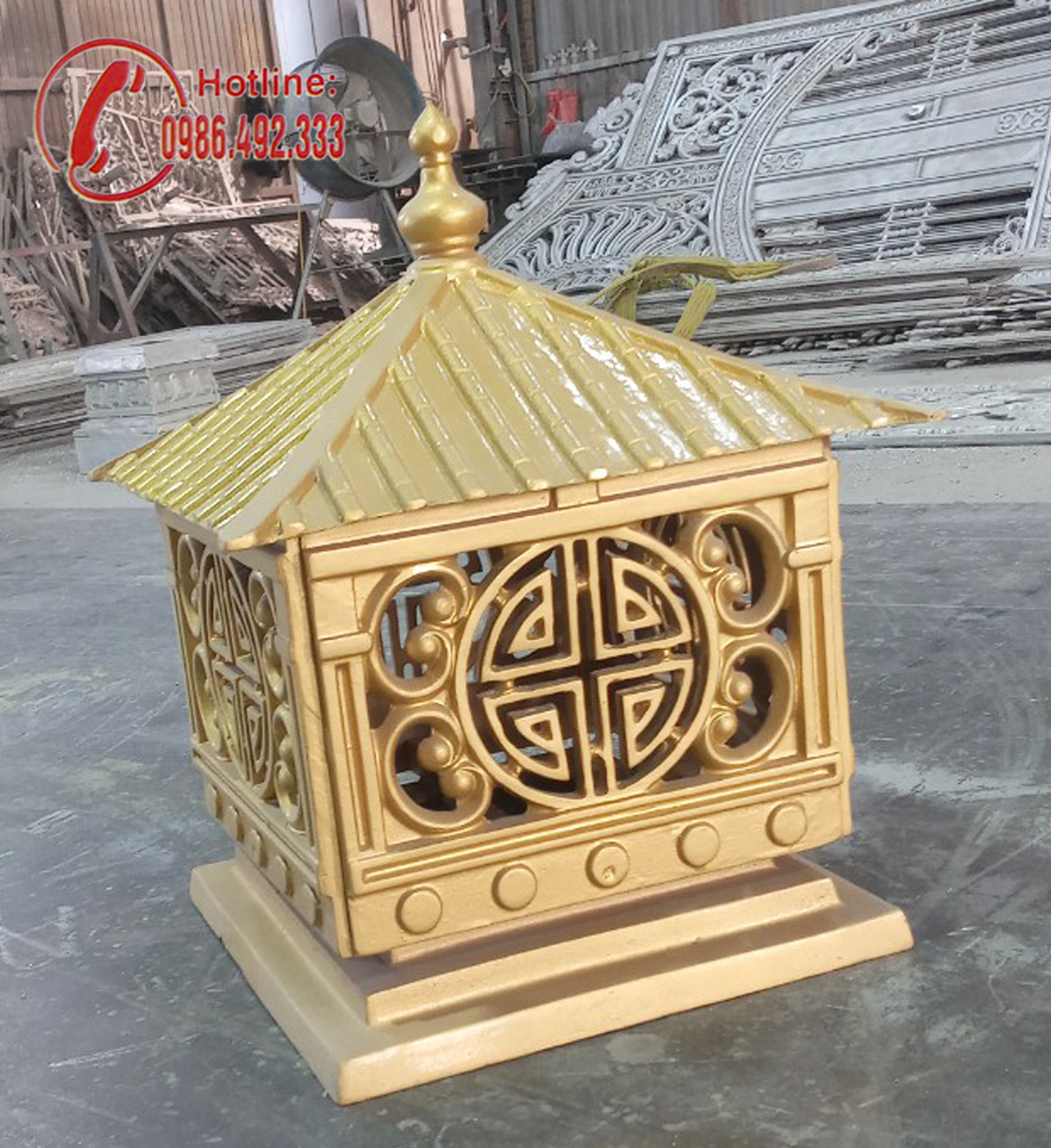 Lồng đèn nhôm đúc L03