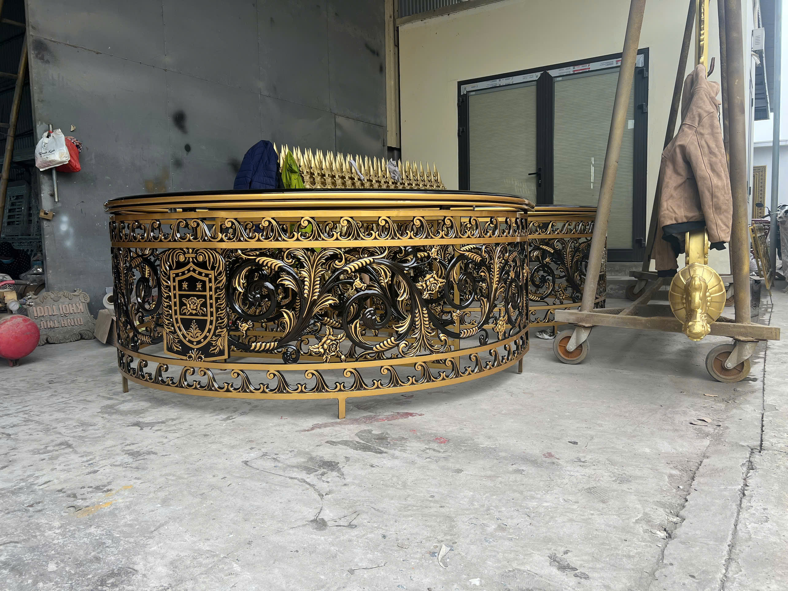 Lan can nhôm đúc L032