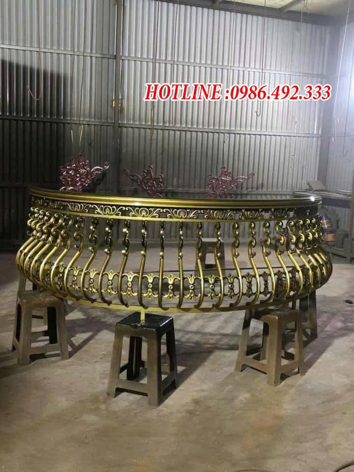 Lan can nhôm đúc L033