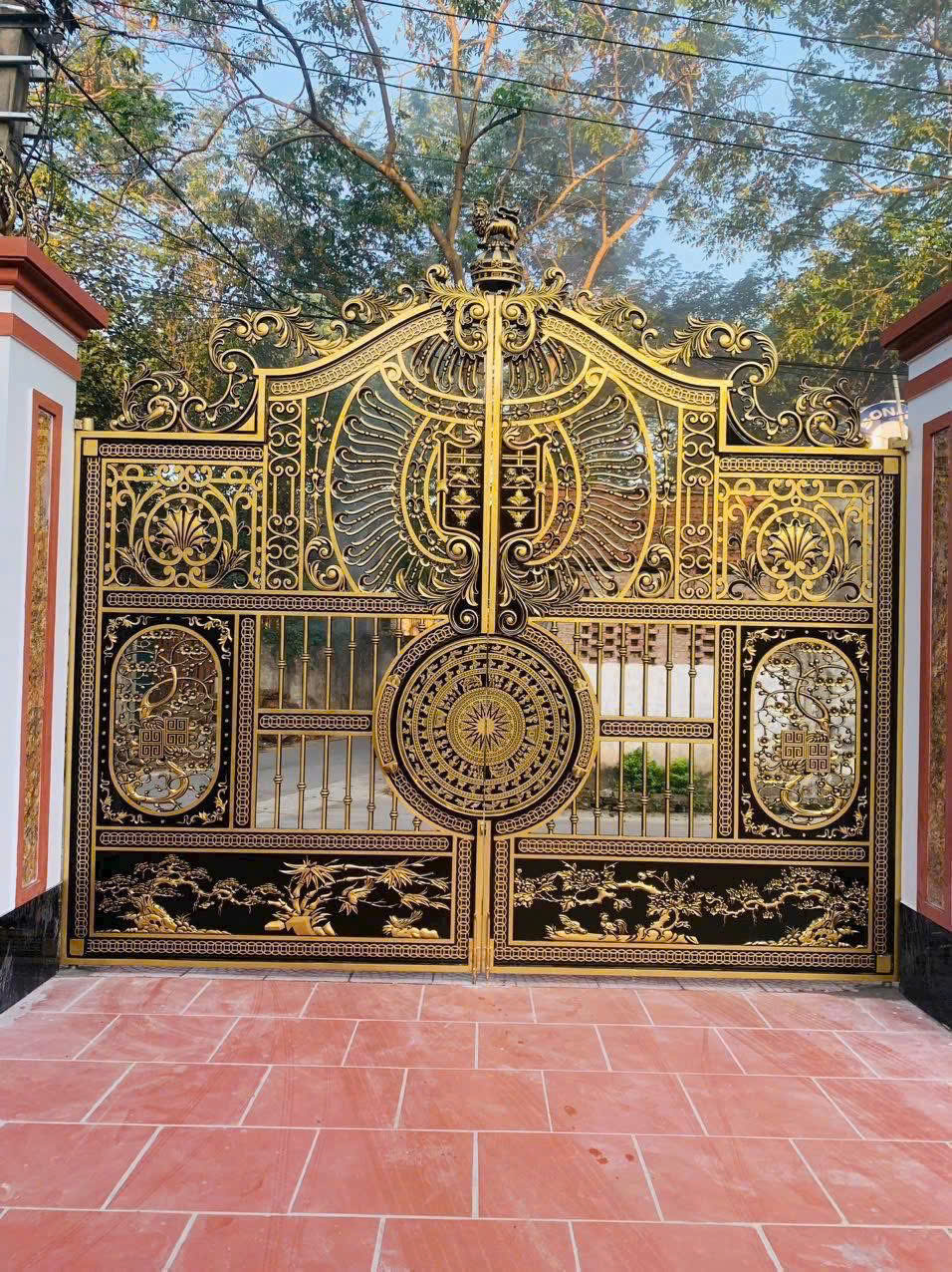Cổng nhôm đúc C0204
