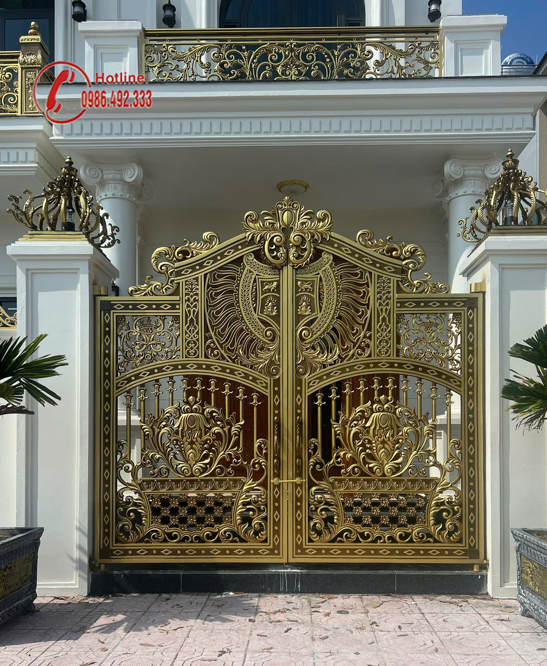 Cổng nhôm đúc C053
