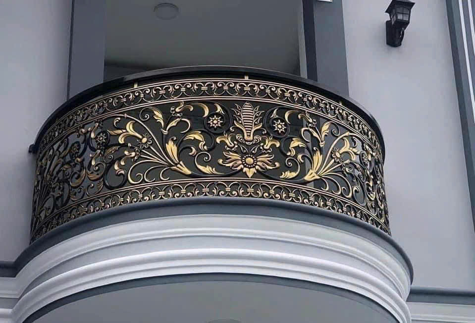 Lan can nhôm đúc L023