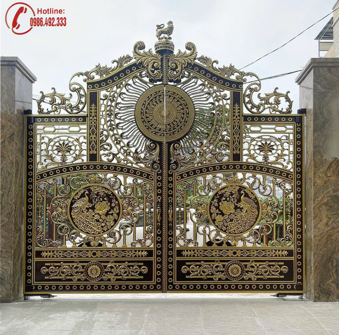 Cổng nhôm đúc C045