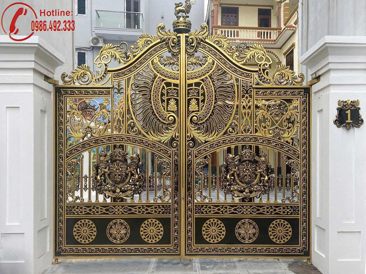 Cổng nhôm đúc C064