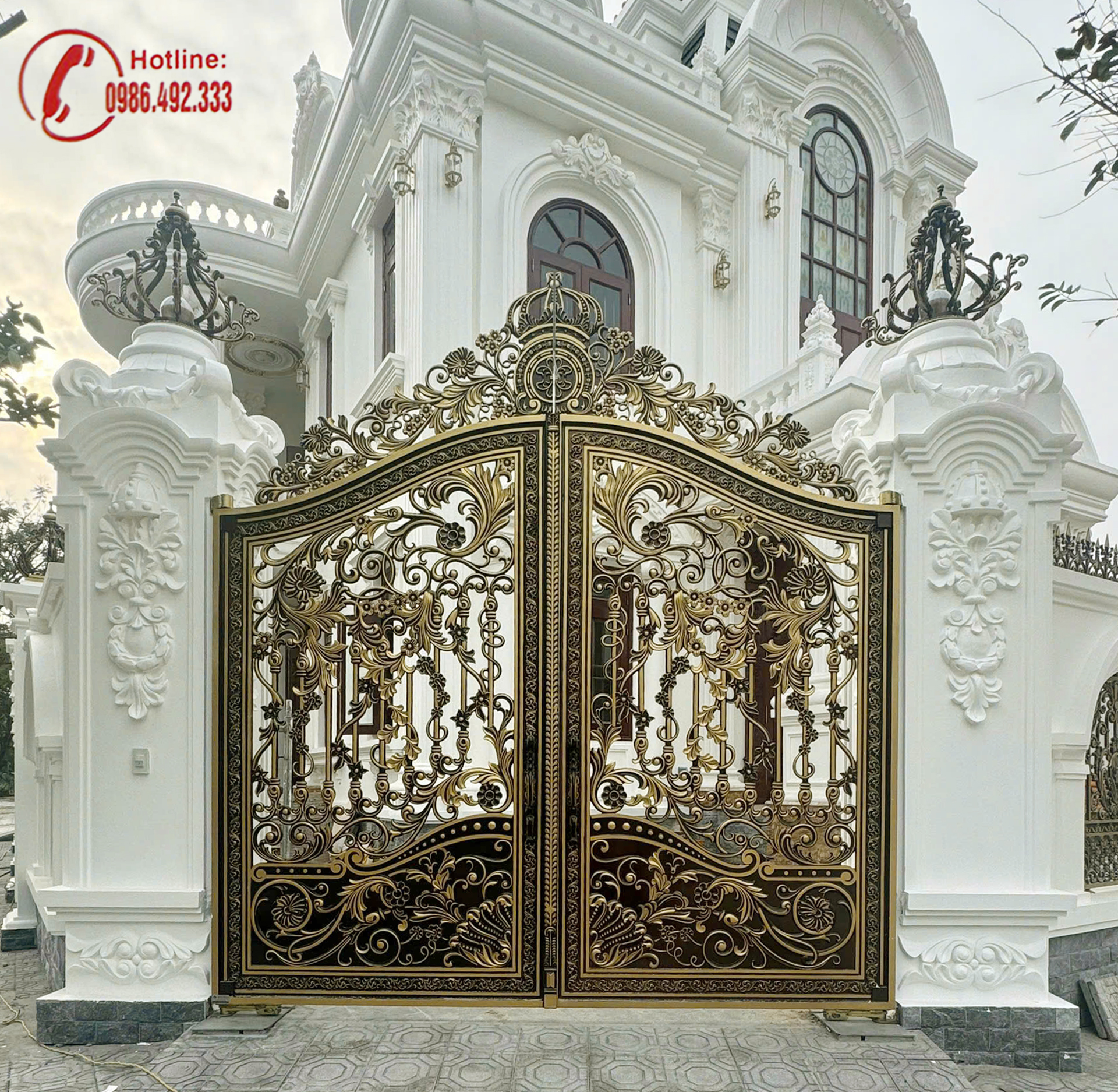 Cổng nhôm đúc C069