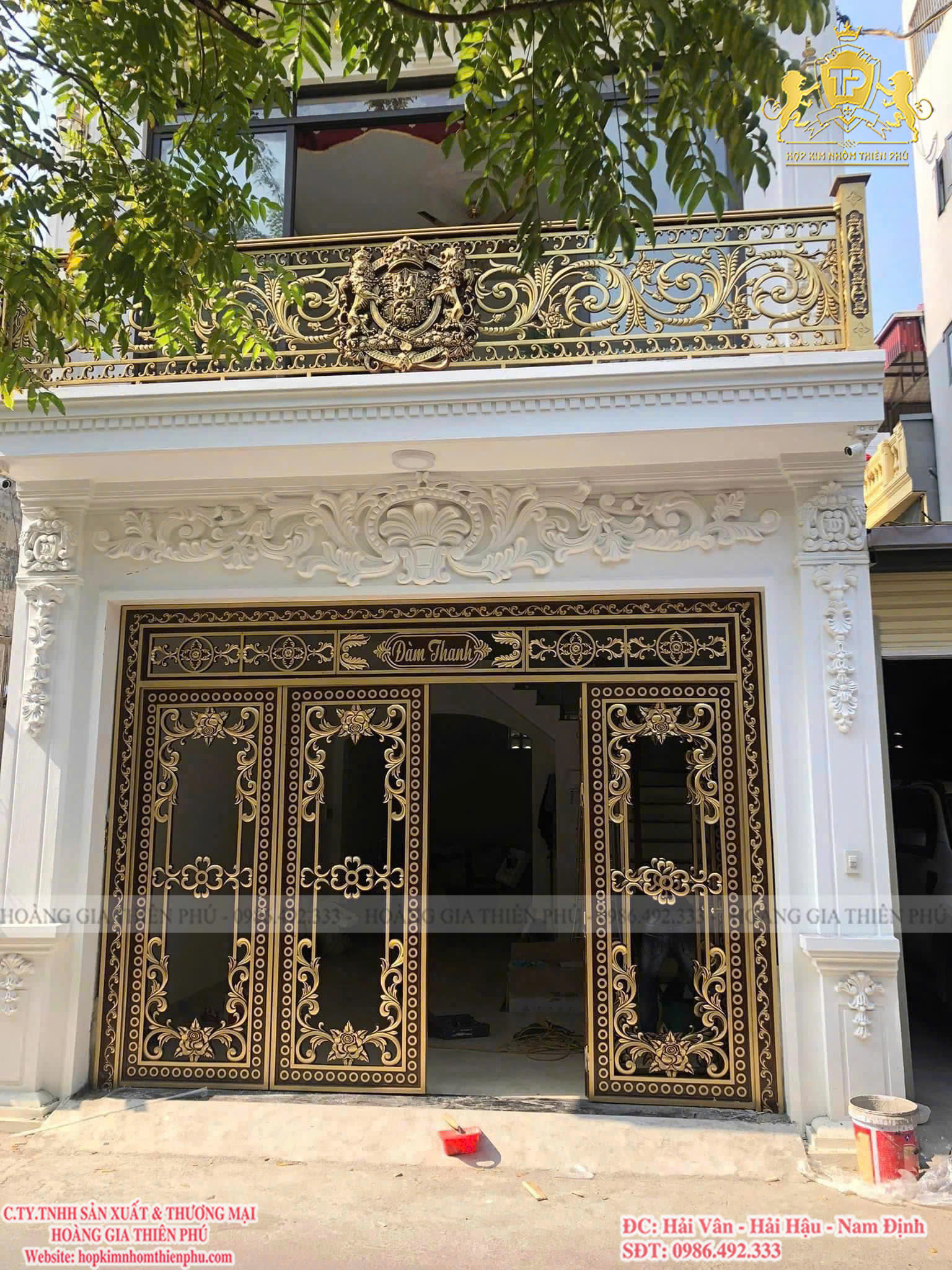 Cổng nhôm đúc C0232