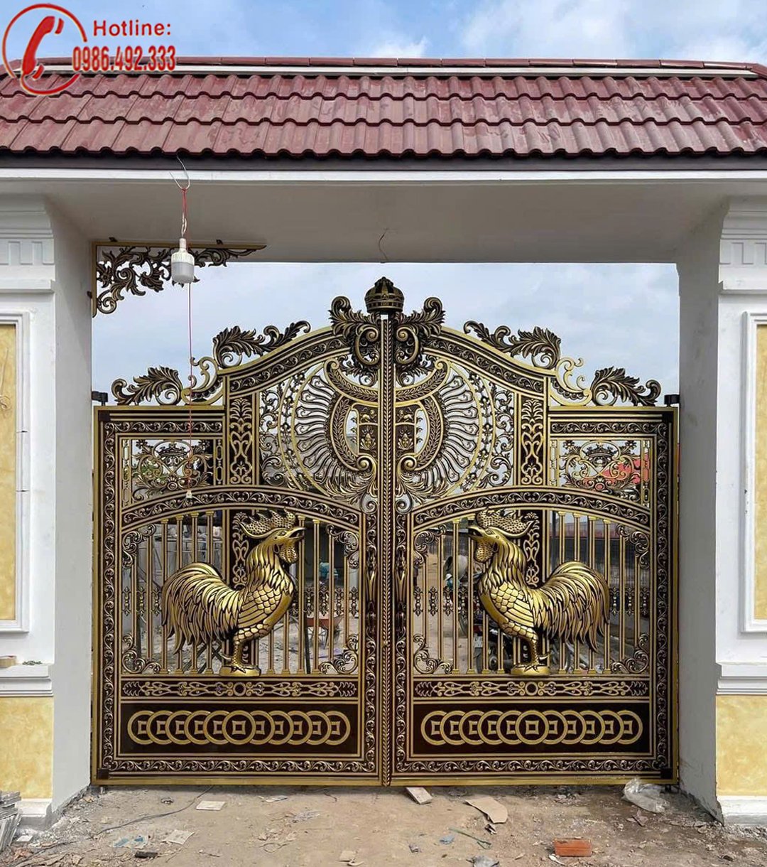 Cổng nhôm đúc C051