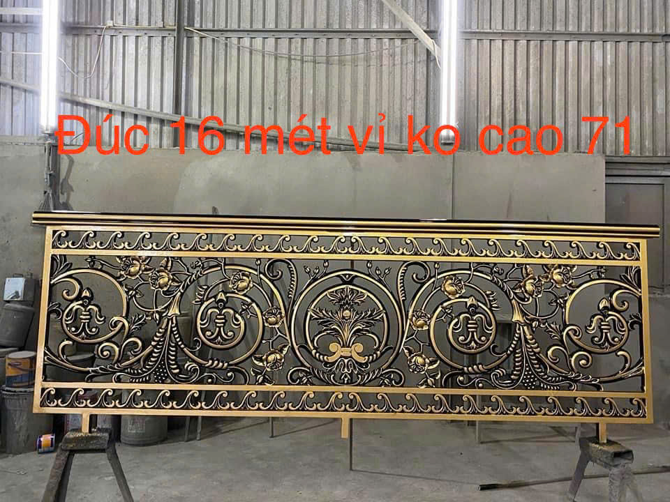 Lan can nhôm đúc L034